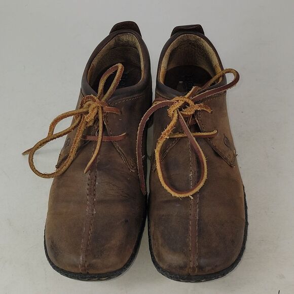 Born Sahara Brown Nubuck Leather Women's Shoes - Picture 9 of 16